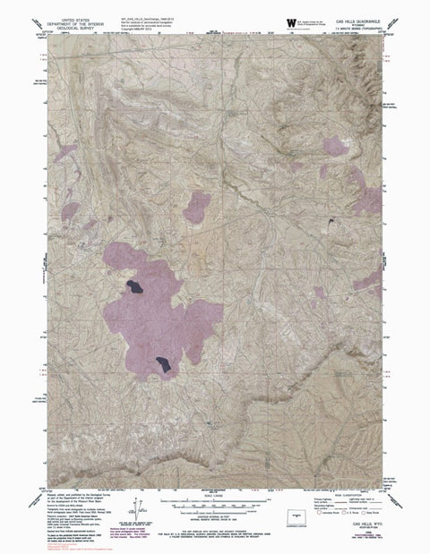 WY-GAS HILLS: GeoChange 1949-2012 Preview 1