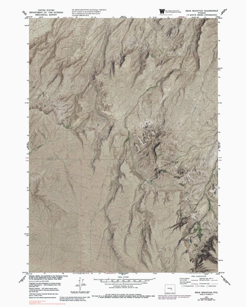 WY-BEAR MOUNTAIN: GeoChange 1948-2012 Preview 1