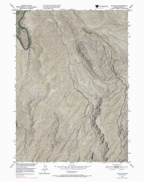 WY-ALCOVA SE: GeoChange 1947-2012 Preview 1