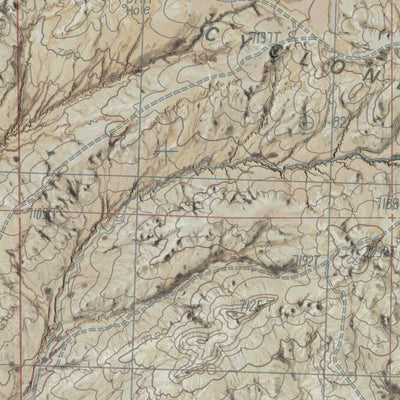 WY-FIVE FINGERS BUTTE NE: GeoChange 1957-2012 Preview 3