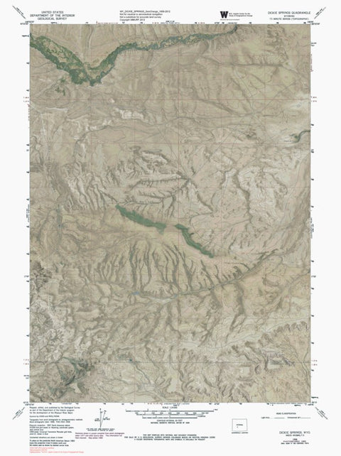 WY-DICKIE SPRINGS: GeoChange 1956-2012 Preview 1
