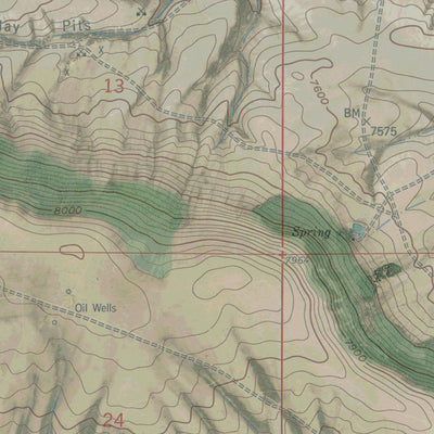 WY-DICKIE SPRINGS: GeoChange 1956-2012 Preview 2