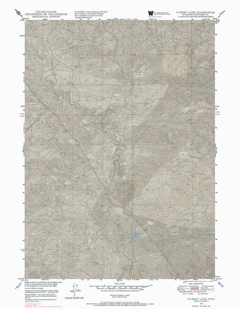 WY-GILBERT LAKE: GeoChange 1947-2012 Preview 1