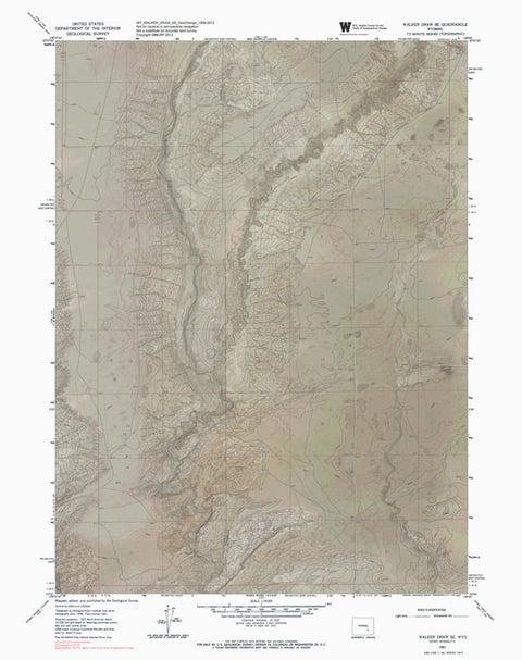 WY-WALKER DRAW SE: GeoChange 1959-2012 Preview 1