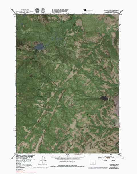 WY-LOUIS LAKE: GeoChange 1949-2012 Preview 1