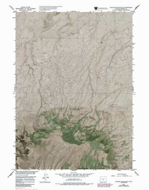 WY-CROOKS MOUNTAIN: GeoChange 1947-2012 Preview 1