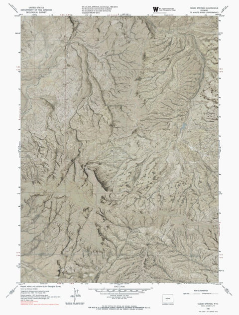 WY-OLSON SPRINGS: GeoChange 1960-2012 Preview 1