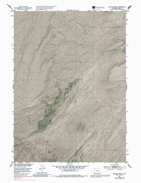 WY-BUZZARD RANCH: GeoChange 1949-2012 Preview 1