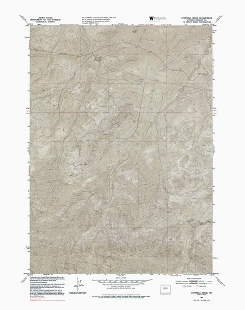 WY-CAMPBELL RIDGE: GeoChange 1949-2012 Preview 1