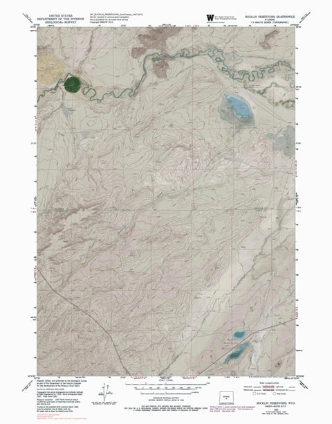WY-BUCKLIN RESERVOIRS: GeoChange 1947-2012 Preview 1
