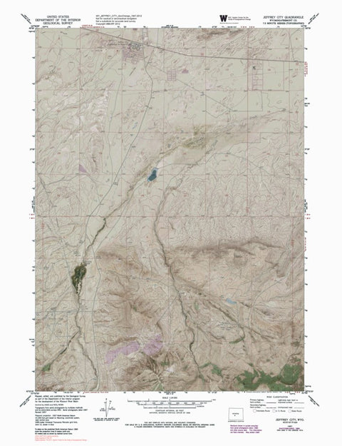 WY-JEFFREY CITY: GeoChange 1947-2012 Preview 1