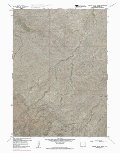 WY-STINKING WATER CREEK: GeoChange 1954-2012 Preview 1