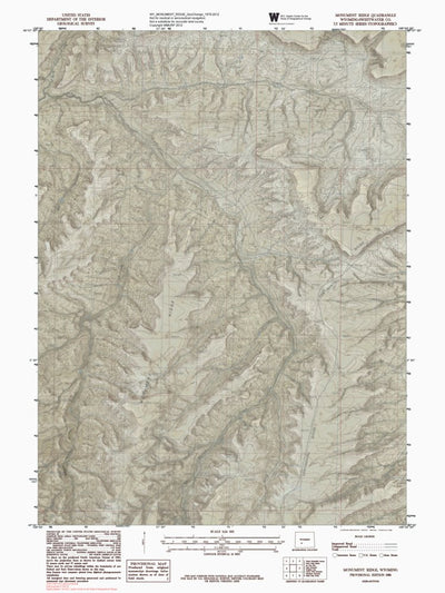 WY-MONUMENT RIDGE: GeoChange 1979-2012 Preview 1