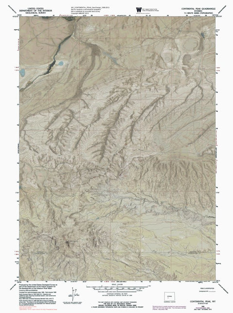 WY-CONTINENTAL PEAK: GeoChange 1956-2012 Preview 1