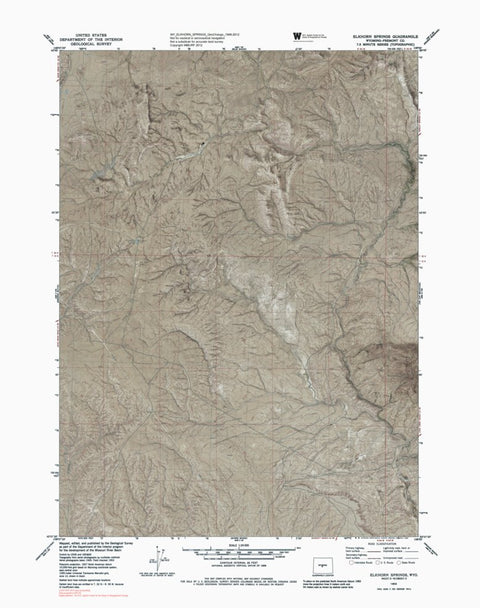 WY-ELKHORN SPRINGS: GeoChange 1949-2012 Preview 1