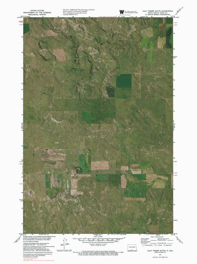 ND-HALF TIMBER BUTTE: GeoChange 1970-2014 Preview 1