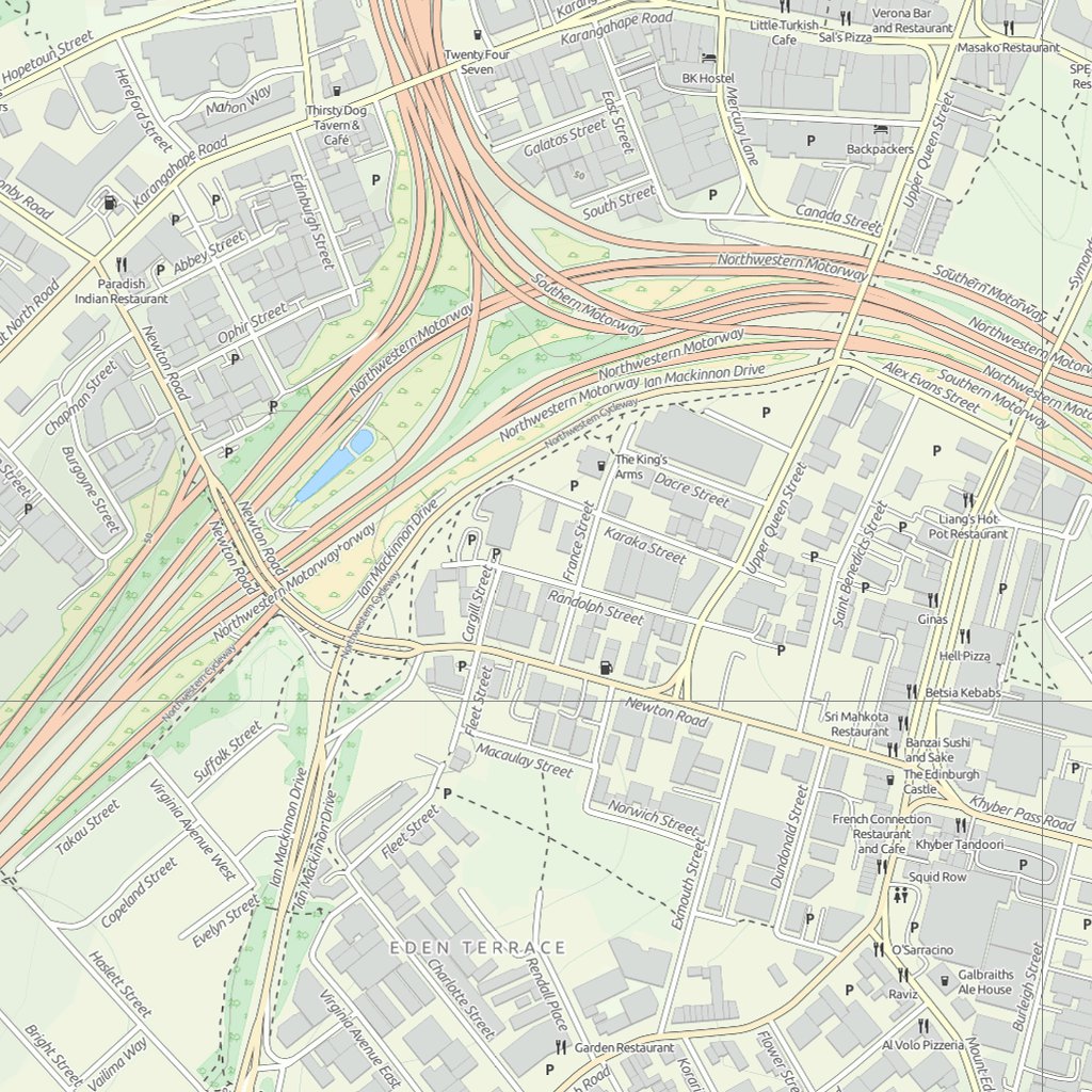 Auckland NZ Street Map by Paul Johnson - Offline Maps | Avenza Maps