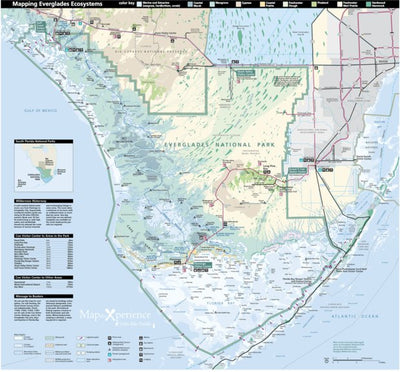 Everglades National Park - NPS Map - Hike Florida - Boat Florida Preview 1