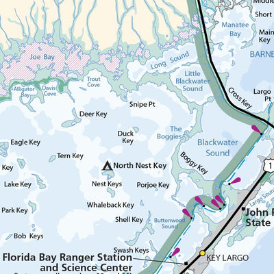 Everglades National Park - NPS Map - Hike Florida - Boat Florida Preview 3