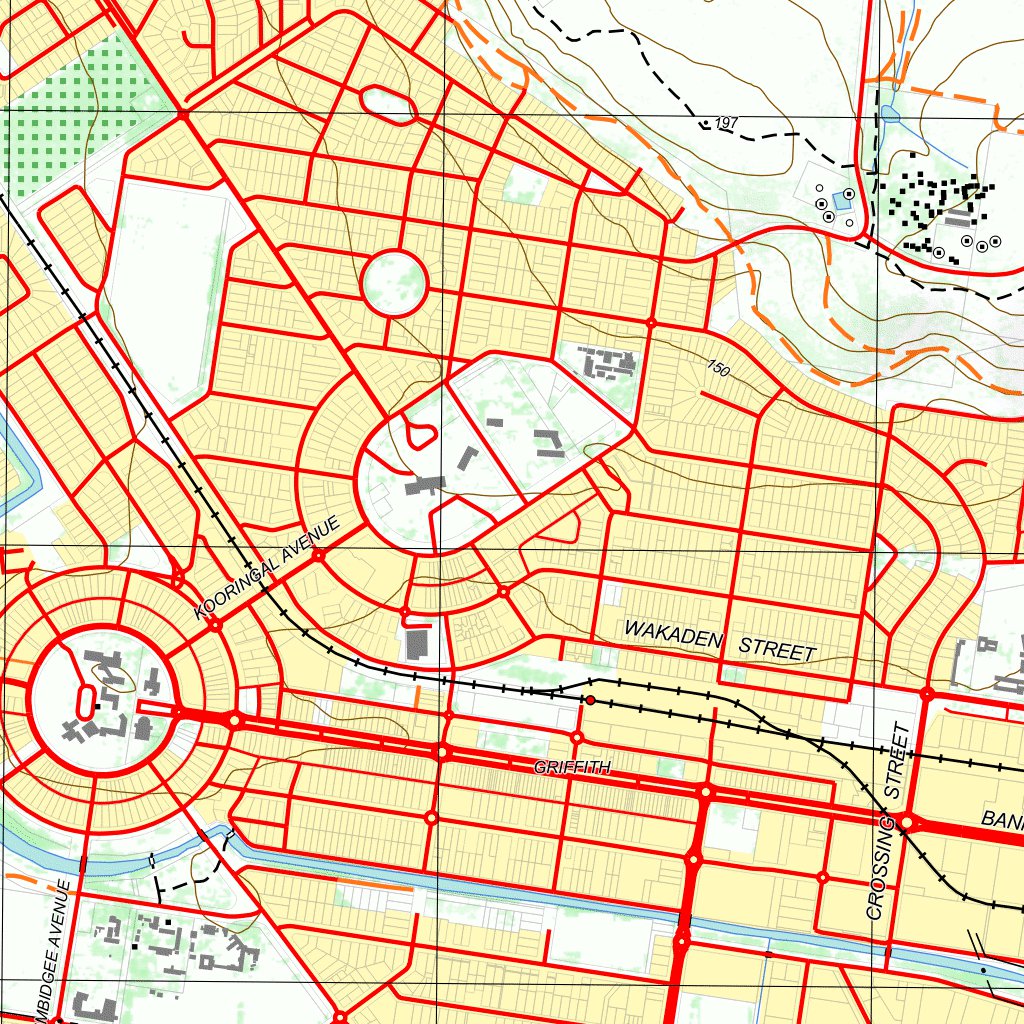 8129-3N GRIFFITH Map by nswtopo | Avenza Maps