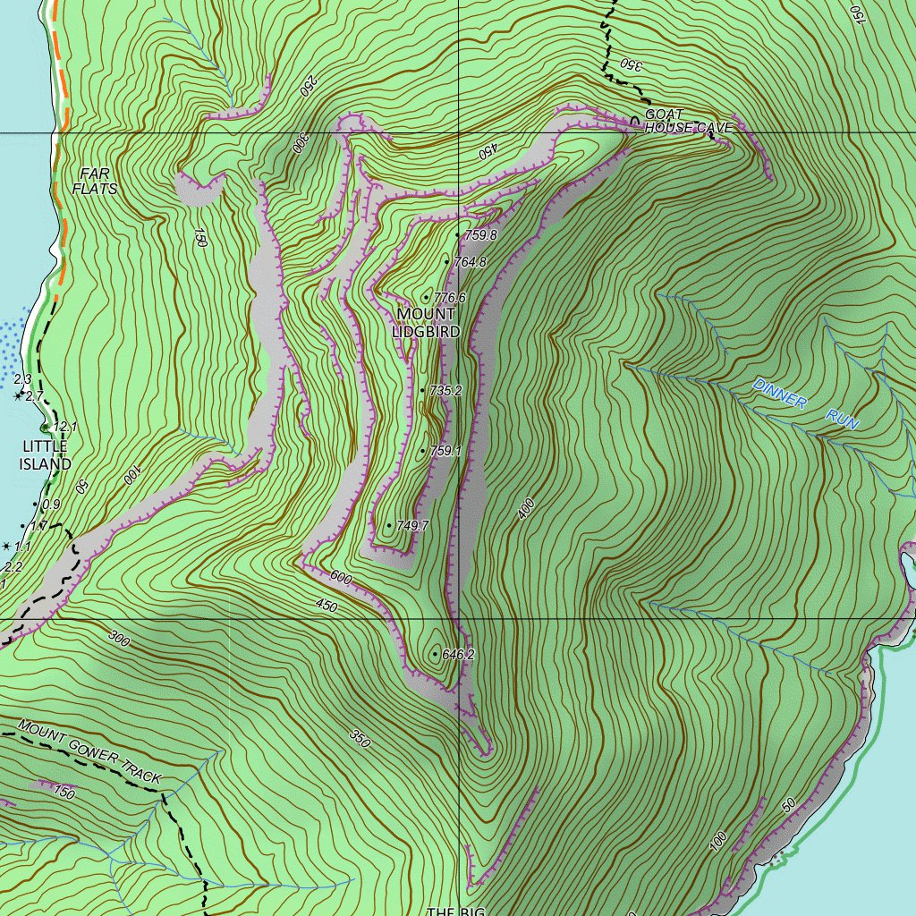0735-4N LORD HOWE ISLAND Map by nswtopo | Avenza Maps