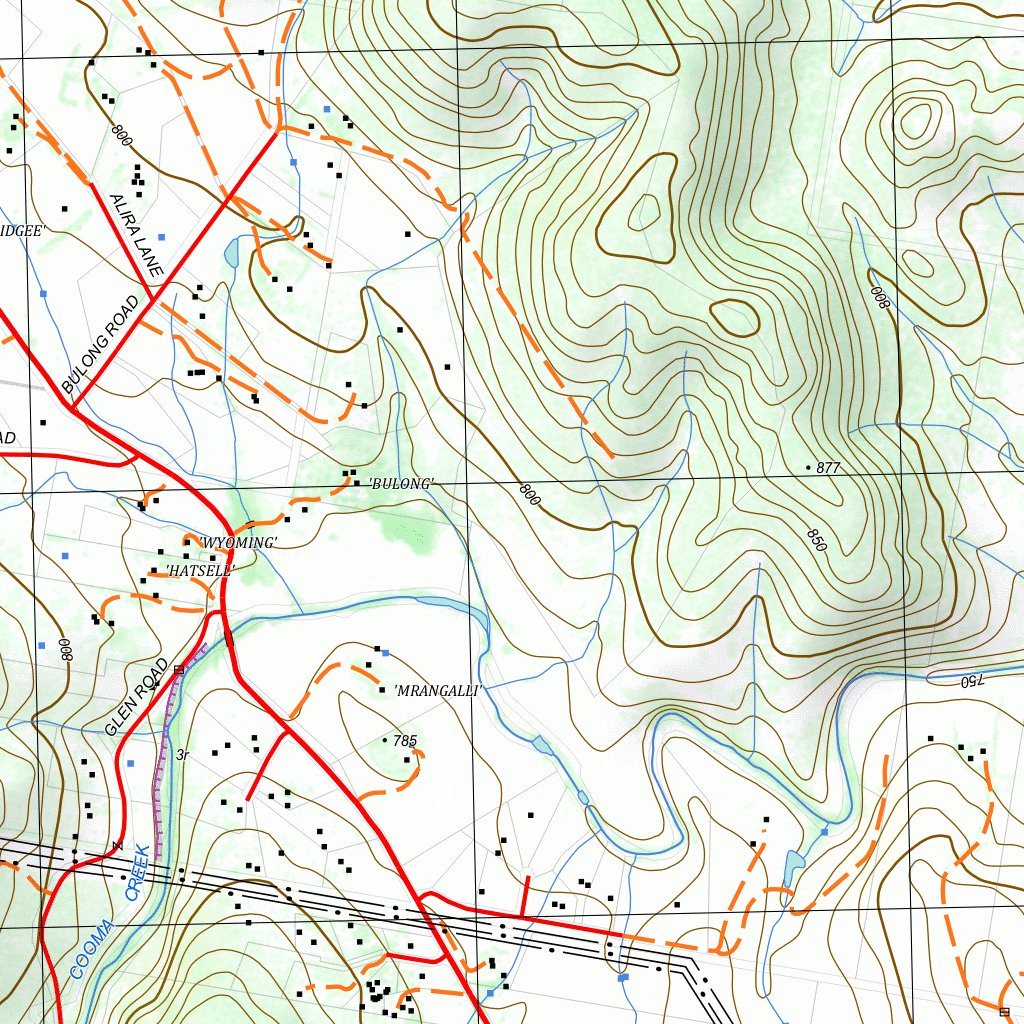 8725-4S COOMA Map by nswtopo | Avenza Maps