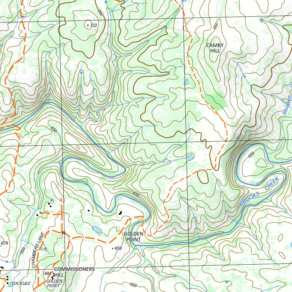 8727-1N LAKE GEORGE Map by nswtopo | Avenza Maps