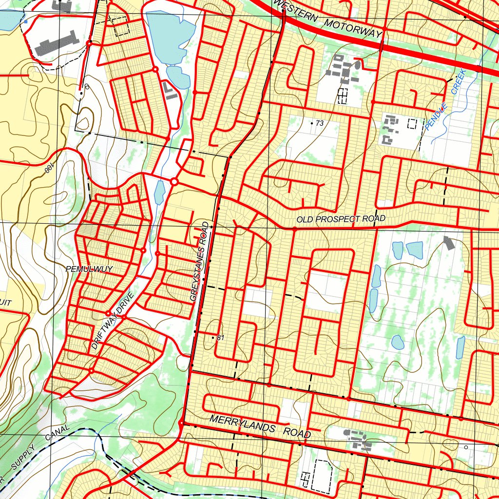 Prospect Map 9030-2N PROSPECT Map by nswtopo | Avenza Maps