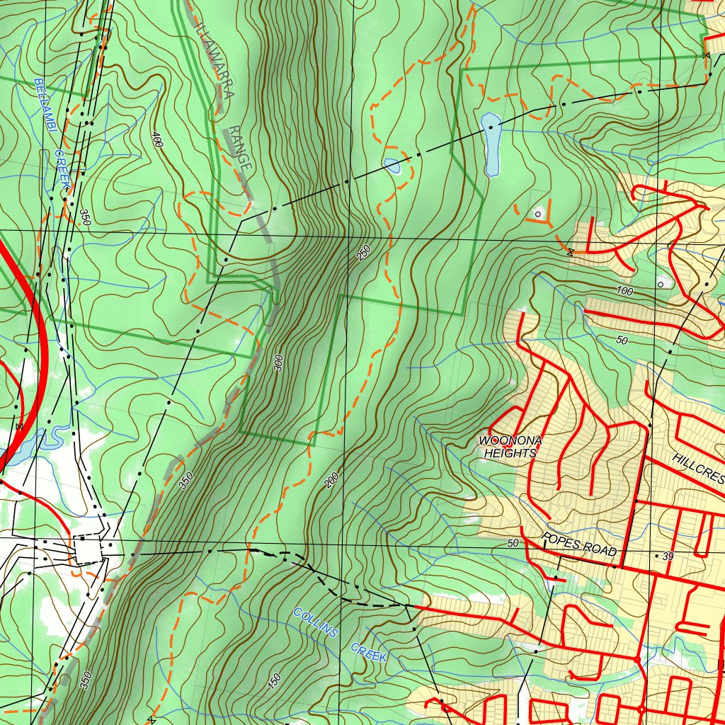 Bulli Map 9029-2N BULLI Map by nswtopo | Avenza Maps