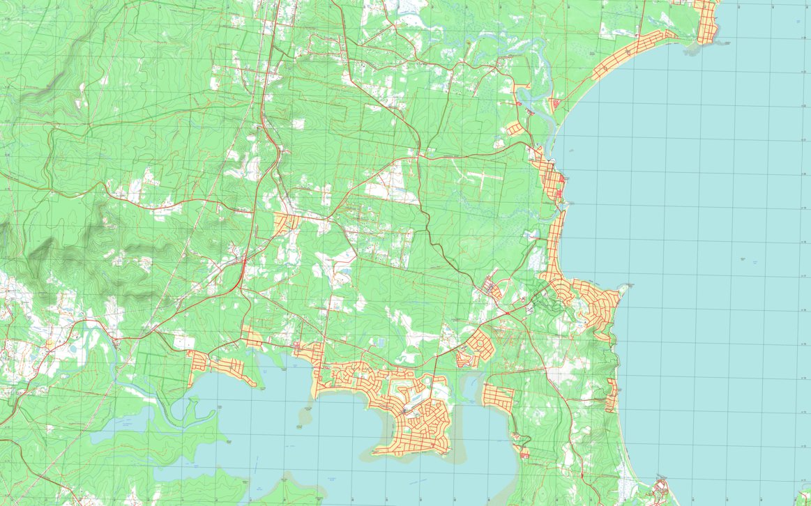 9027-4N HUSKISSON Map by nswtopo | Avenza Maps