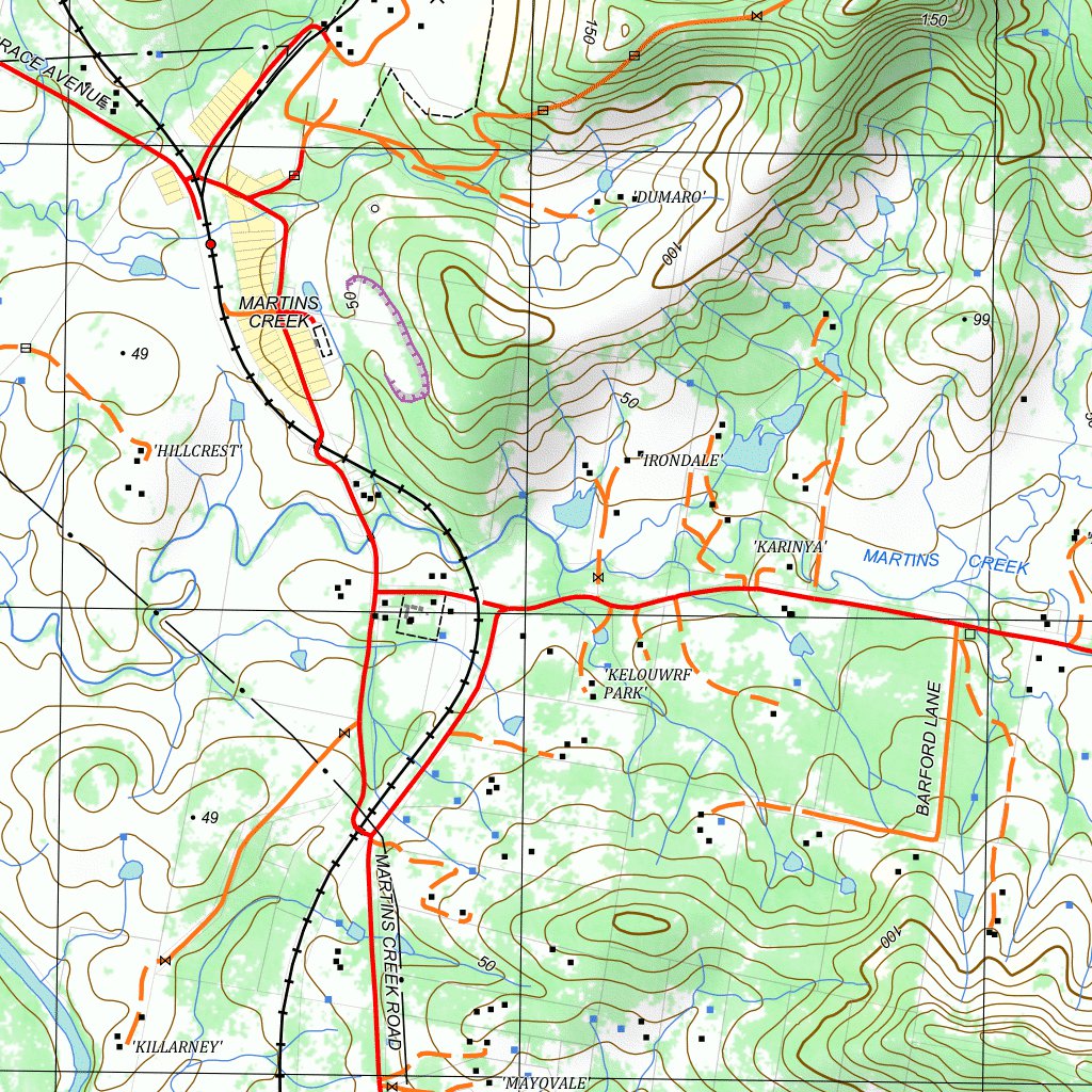 9232-4N PATERSON Map by nswtopo | Avenza Maps