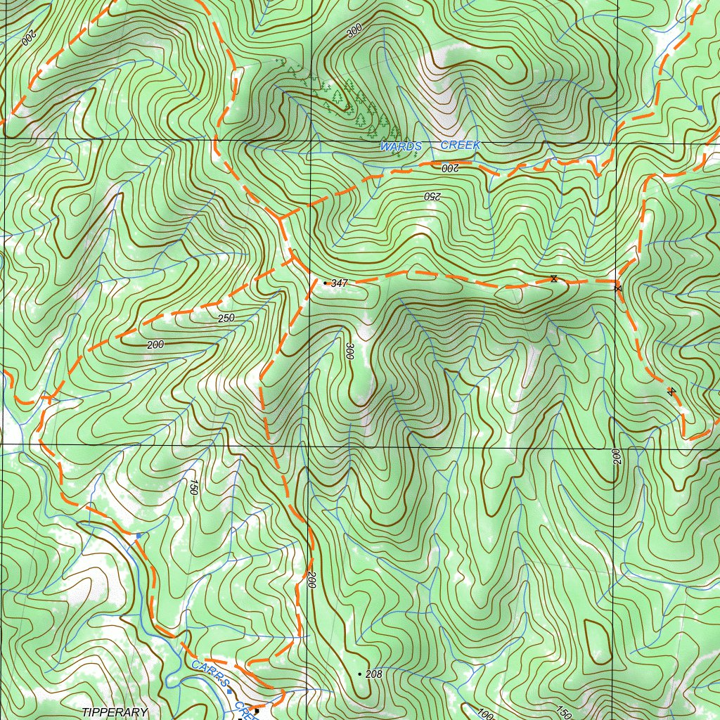 9333-4N GANGAT Map by nswtopo | Avenza Maps