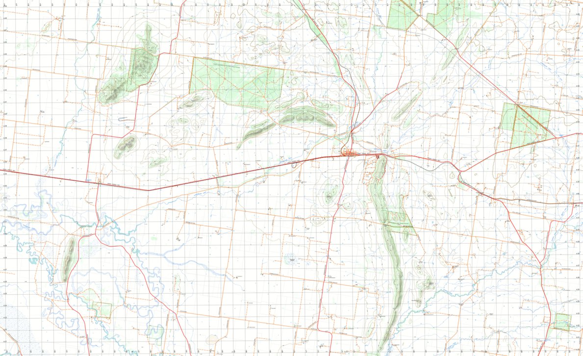 8431-N BOGAN GATE Map by nswtopo | Avenza Maps