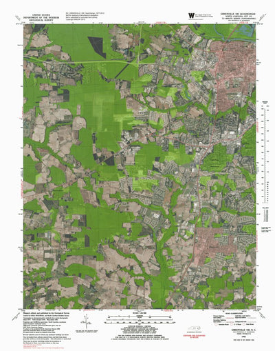 NC-GREENVILLE SW: GeoChange 1977-2012 Preview 1