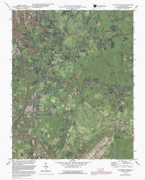 NC-SOUTHEAST DURHAM: GeoChange 1972-2012 Preview 1