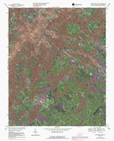 NC-CHARLOTTE EAST: GeoChange 1965-2012 Preview 1