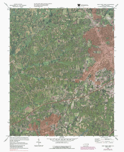 NC-HIGH POINT WEST: GeoChange 1965-2012 Preview 1