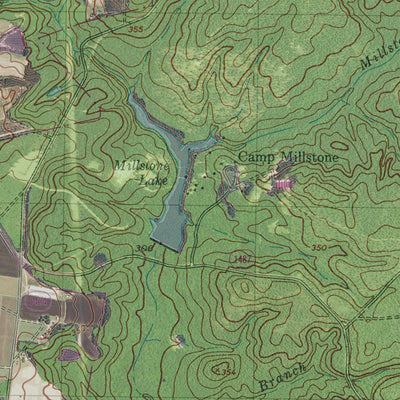 NC-MILLSTONE LAKE: GeoChange 1948-2012 Preview 2