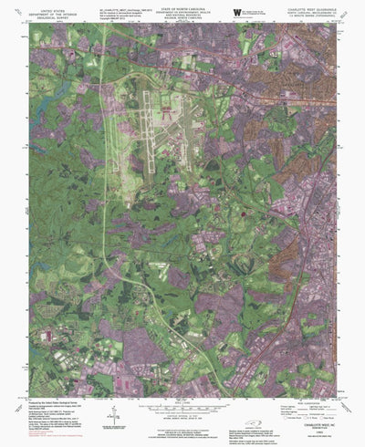 NC-CHARLOTTE WEST: GeoChange 1965-2012 Preview 1