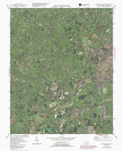 NC-LEXINGTON WEST: GeoChange 1948-2012 Preview 1
