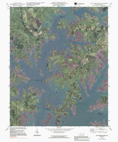 NC-LAKE NORMAN NORTH: GeoChange 1965-2012 Preview 1