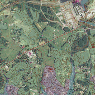 NC-LAKE NORMAN NORTH: GeoChange 1965-2012 Preview 3