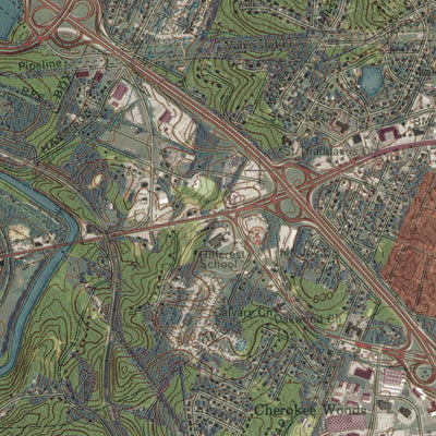TN-EAST CHATTANOOGA: GeoChange 1968-2012 Preview 3
