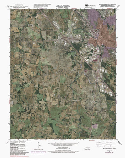 TN-MURFREESBORO: GeoChange 1950-2012 Preview 1