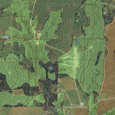 OK-PRETTYHAIR CREEK: GeoChange 1974-2013 Preview 2