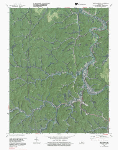 KY-PRESTONSBURG: GeoChange 1951-2012 Preview 1