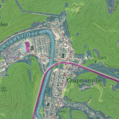WV-CHAPMANVILLE: GeoChange 1958-2011 Preview 3