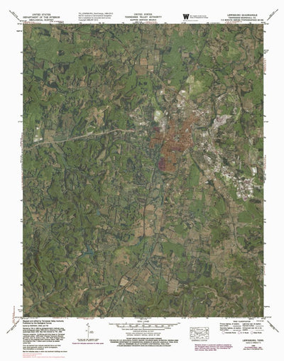 TN-LEWISBURG: GeoChange 1969-2012 Preview 1