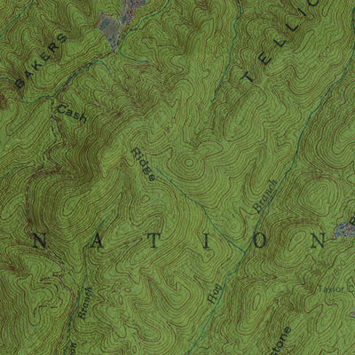 TN-NC-TELLICO PLAINS: GeoChange 1953-2012 Preview 2
