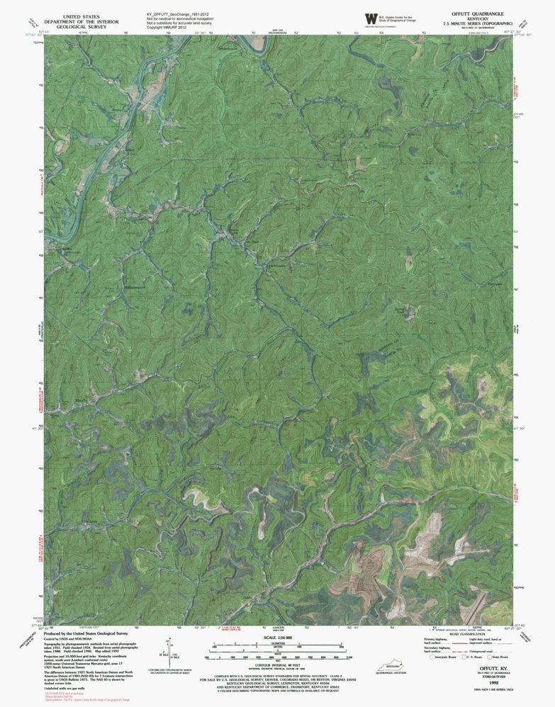 KY-OFFUTT: GeoChange 1951-2012 Map by Western Michigan University ...